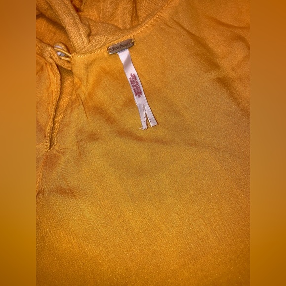 Free People Love Forever Mini Dress. Small. Golden Pollen color - Picture 13 of 13